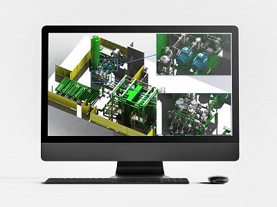 Instalacja hydrauliczna prasy