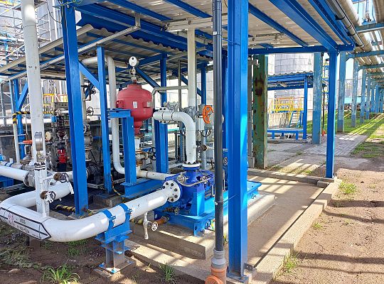 Pompownia paliwa żeglugowego MGO