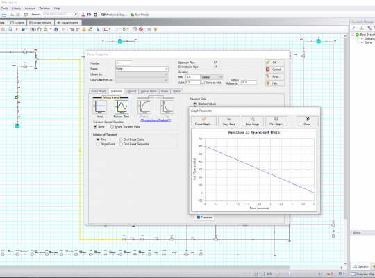 Uderzenie hydrauliczne rurociągu benzyny (B+R)